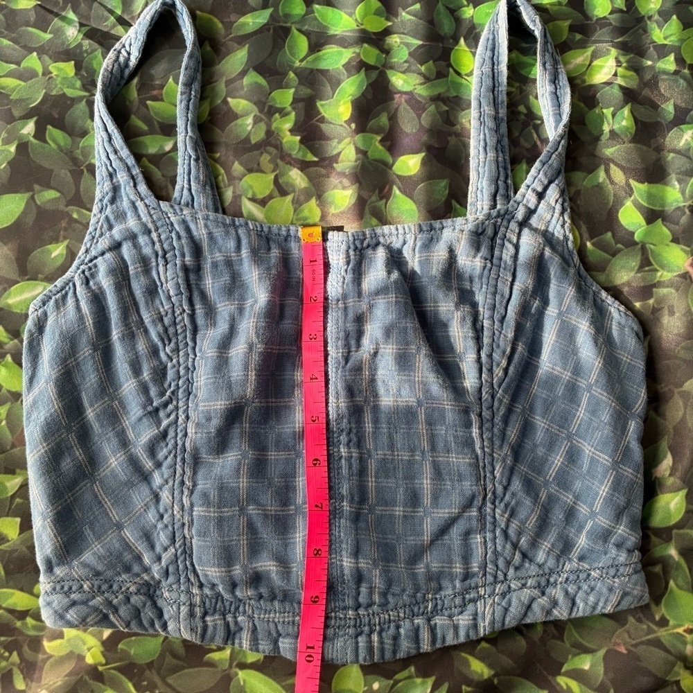 Pilcro Cotton Corset Tank - Picture 12 of 13